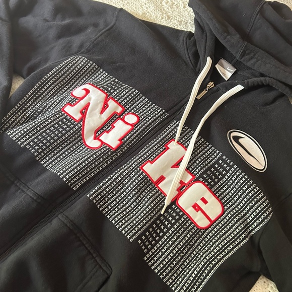 Vintage 00s Nike zip hoodie - Picture 3 of 4